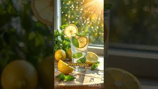 Homemade cool drinks in summer