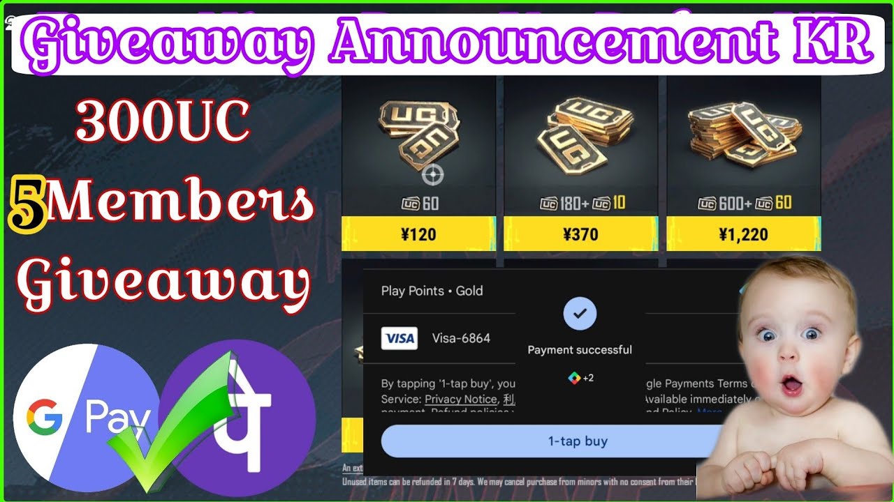 pubg-kr-uc-giveaway-cheap-uc-price-freeuc-youtube