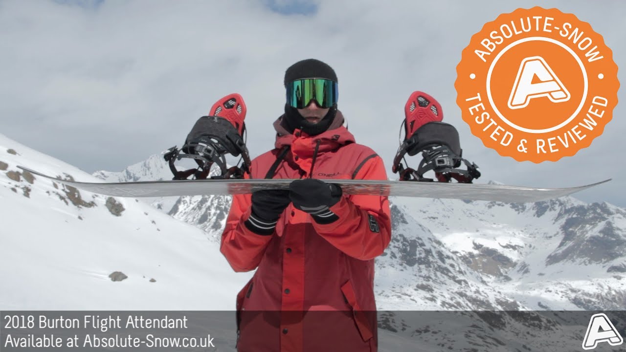 2017 / 2018 | Burton Flight Attendant Snowboard | Video Review 