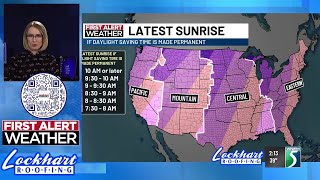 First Alert Weather Update: Time change coming up this weekend