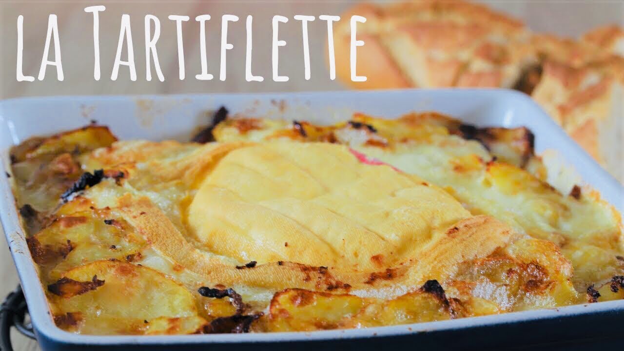 ⁣Doubled layered Reblochon cheese tartiflette recipe