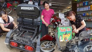 Full 60-day video: Restoration of scooters, 3-wheeled vehicles for disabled people and juicers