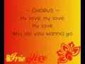 Irie love  my love lyrics