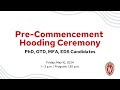 Spring Pre-Commencement Hooding Ceremony, University of Wisconsin-Madison School of Education