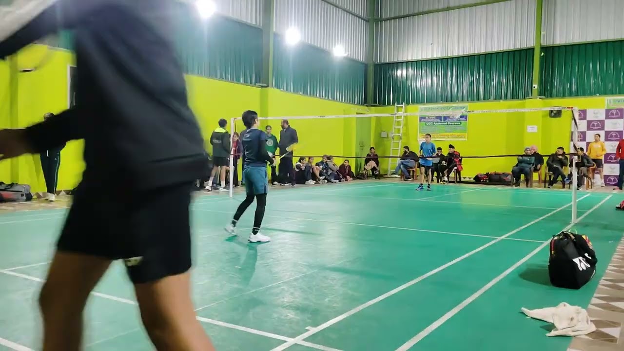 played u-13 open badminton tournament at A R MALIK indoor at naya Nangal PB