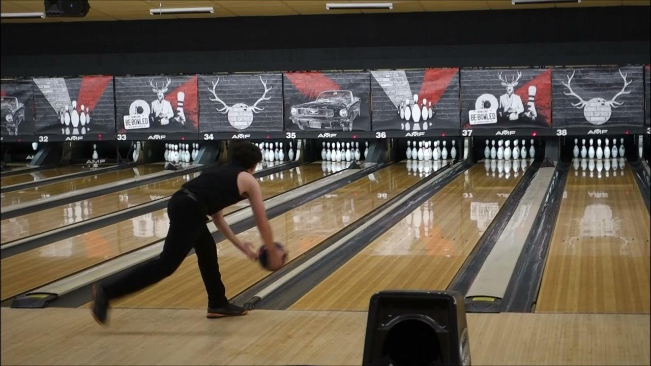 Liam with Kettle Moraine High School Varsity Bowling AMF West Lanes