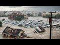 Chaos in India Today! Cloudburst Giant Floods Swept Away Homes, Cars in Dehradun