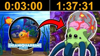 The World's Fastest-Playing Aquarium Owner | Insaniquarium Deluxe Speedrun Reaction screenshot 1