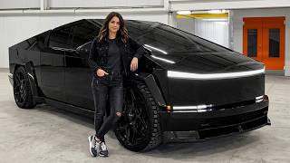 2026 RNG Custom Tesla Cybertruck – Ultra Black Widebody Futuristic Electric Pickup