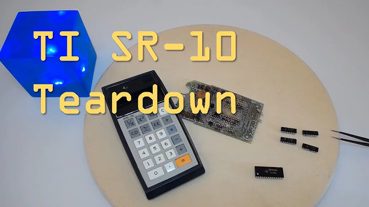 TI SR 10 Calculator Teardown