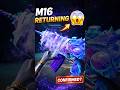 OMG! Sealed Nether M416 Comeback in BGMI 🔥. #bgmi #pubgmobile #gaming