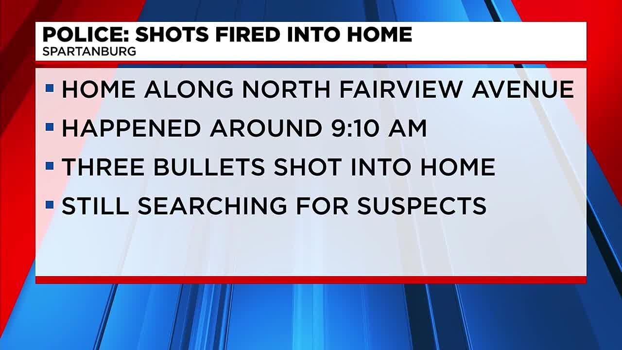 Spartanburg Police: Investigation underway after shots fired into home ...