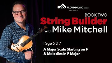 Pages 6 & 7: String Builder for Violin Book Two with Mike Mitchell