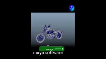 Bike model create in maya software #photoshop #adobe #blender #maya #maya3danimation #photoediting