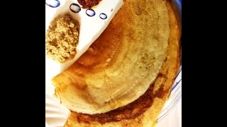 Crispy Wheat Dosa/Quick Breakfast Recipe/Indian Wheat Crepes