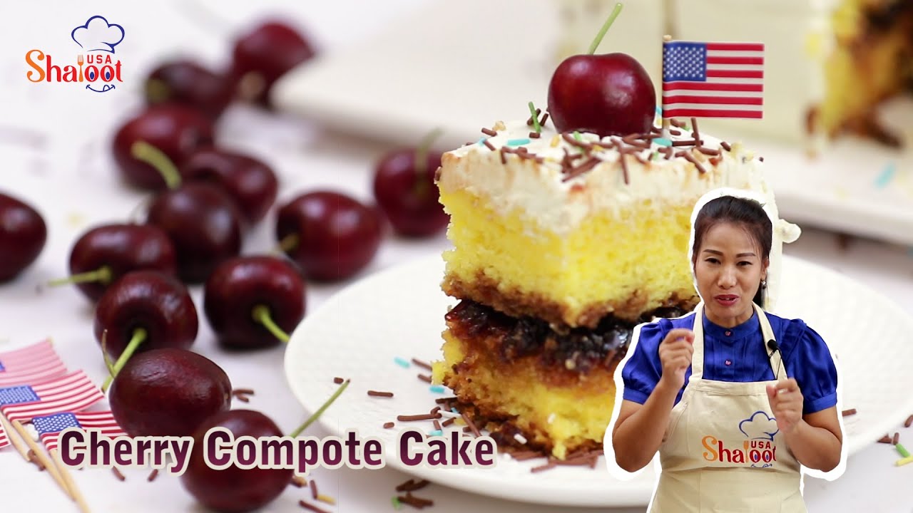 Cherry Compote Cake YouTube