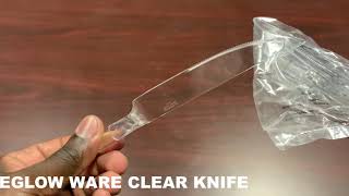 WEGLOW WARE CLEAR KNIFE   99C3