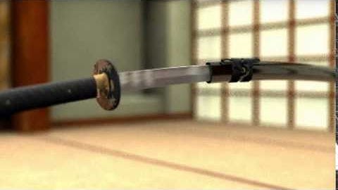 Katana Samurai Sword - 3D Studio Max