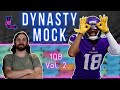 Dynasty Startup Mock Draft Live (1 QB) | Dynasty Fantasy Football 2022 NFL Draft