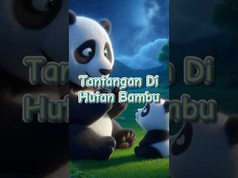 tantangan di hutan bambu | #shorts #trending #funny #panda