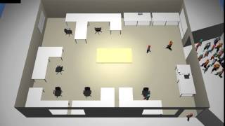Simulated lab environment in Unity
