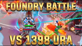 Foundry Battle vs 1398 URA #whiteoutsurvival