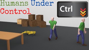 Make your simulation realistic | Pedestrian control with keyboard | Webots