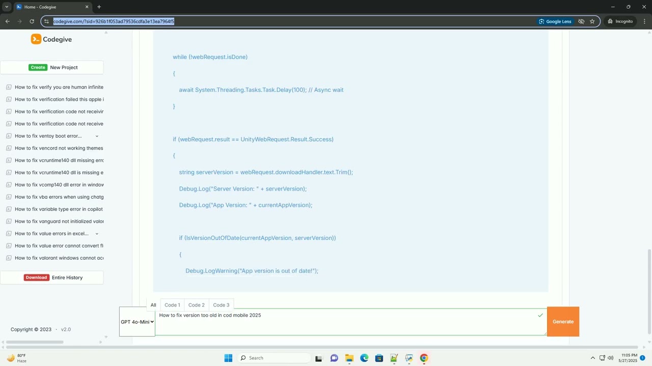 How to fix version too old in cod mobile 2025