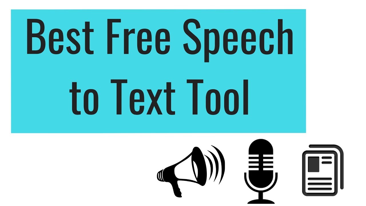 speech text tool