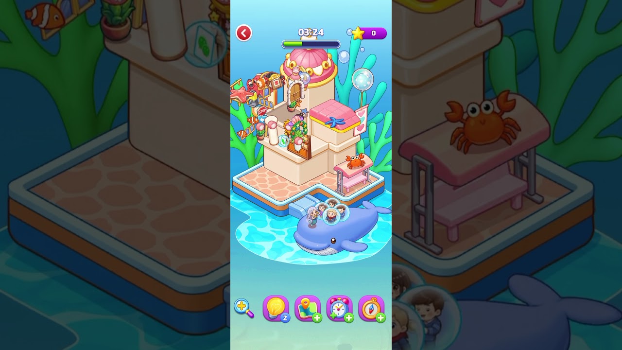 Stylish Room – Level 111 Walkthrough (Perfect) | Undersea Castle & Mermaid School 🐙🐠🏰