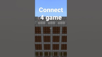 Connect 4 game with redstone