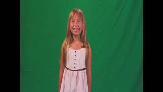 Connie Talbot - Wii Game 2009(Unreleased) - Behind The Scene - Cute Goof