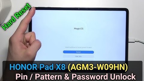 Honor Pad X8 (AGM3-W09HN) Hard Reset | How To soft Reset Honor Pad X8