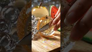 Let's eat fruits #asmr #glass #asmrsounds #ai #aivideo #viral #fyp #random #asmrvideo #asmrcutting
