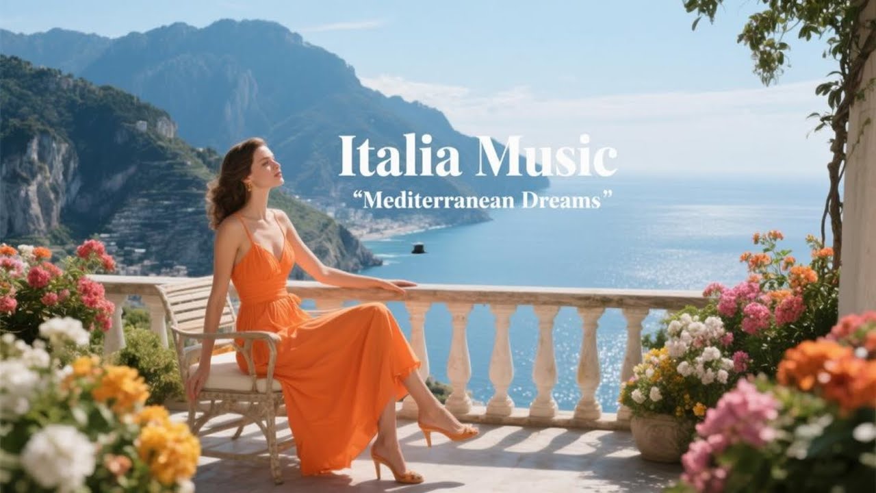 Relaxing Ocean Dreams 🎶 Chill Amalfi Coast Music & Scenic Ambience | Sogni d’Oceano Mediterranei