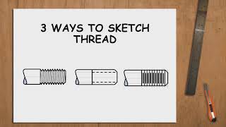 3 WAYS TO SKETCH THREAD