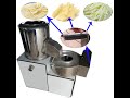 Electric potato chips cutting machine potato washing peeling and slicing machine for french fries