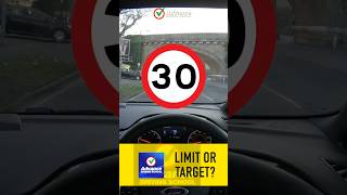 Speed LIMIT vs speed TARGET
