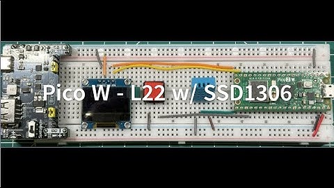 Pico W Lesson 22 with ssd1306 - Extra