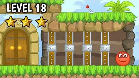 Red Ball 5 Level 18 Walkthrough / Playthrough Video | Hidden Treasure Chest Explored.