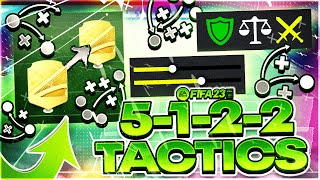 BEST 5122 CUSTOM TACTICS (NEW INSANE FORMATION)! 5-1-2-2 META TACTICS & INSTRUCTIONS - FIFA 23!