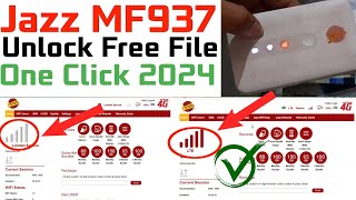 Jazz MF937 UNLOCKED - Jazz 4g Wifi Device MF673 Unlocking - Jazz MF937 Unlock File All Sim Working screenshot 3