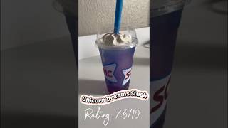 I Had To Rate These ✨ NEW SONIC Summer Slushes ✨| Rating: Unicorn Dreams Slush 🦄 & Rainbow Slush 🌈 Unicorn Slushie