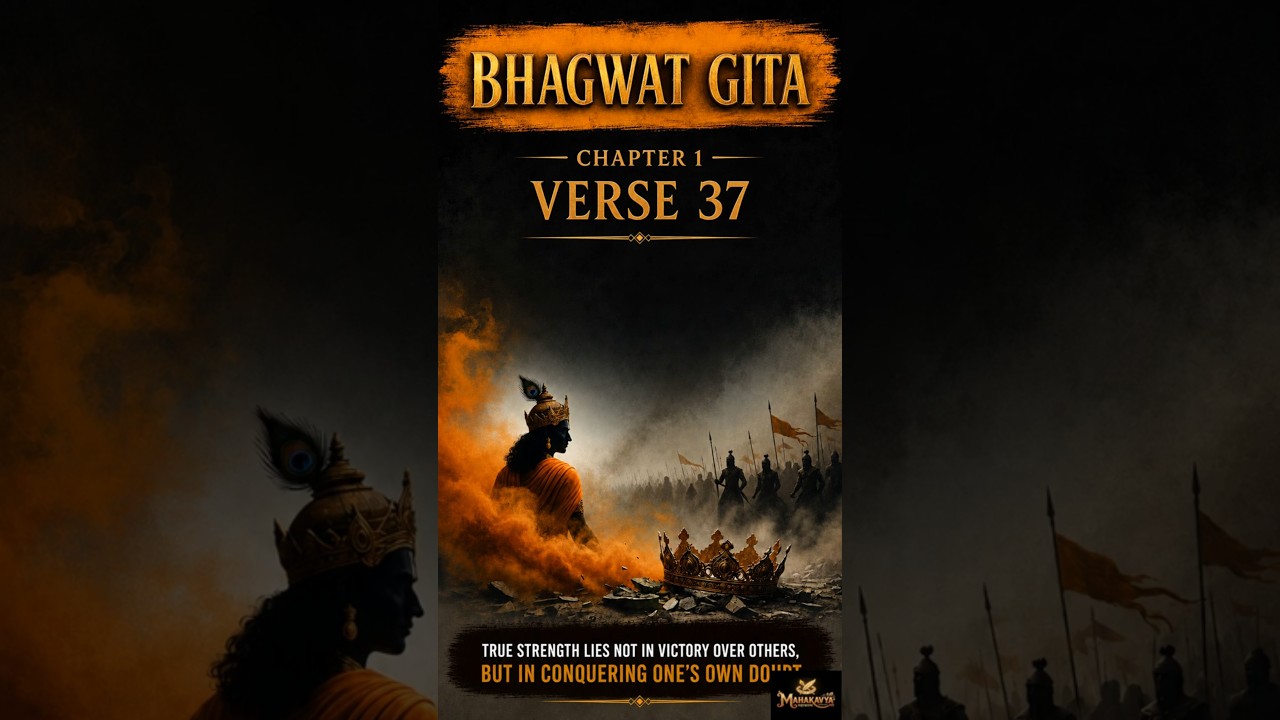 1.37 English  Bhagavad Gita Chapter 1 Shlok 37 | How Can We Be Happy After Killing Our Own Family?