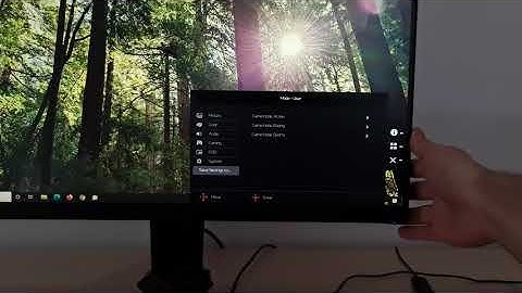 Acer XB253Q GP (XB253QGP) Menu System (OSD)