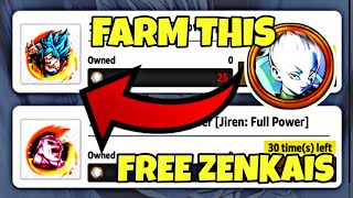 DO THIS // FARM THIS F2P EVENT - FREE ZENKAI!!  FOR TAG UNI REP Dragon Ball Legends