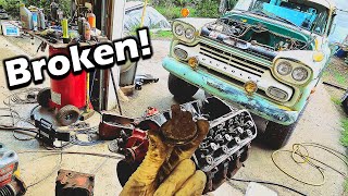 59 Chevy Napco Has A Broken Engine, Now What? | WILL IT RUN - Part 2
