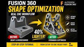 Celebrity Fusion 360 Shape Optimization Tutorial (Step-by-Step for Beginners) Wealth