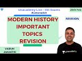 Modern History Important Topics Revision - SSC CGL 2019 | Unacademy | Varun Awasthi