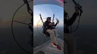 Paramotoring and Texting while flying! #epic #adventure #skymax #ppg